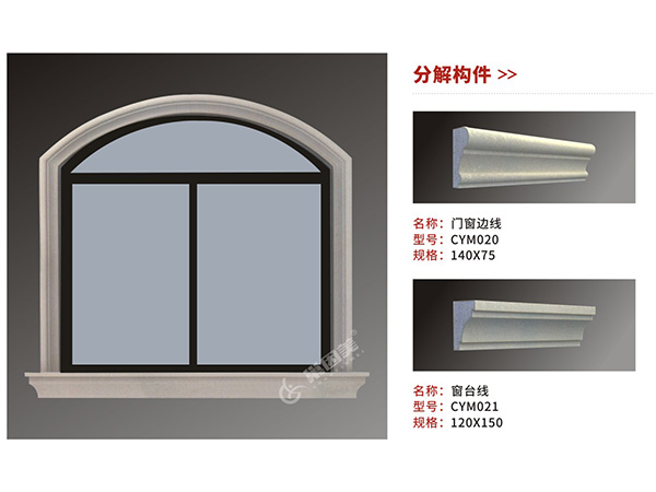 CLC窗套構件組合