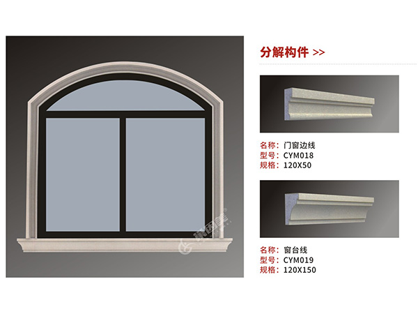 CLC窗套構件組合