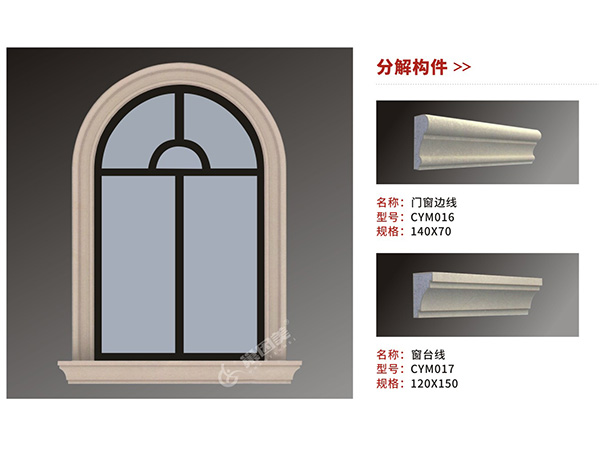 CLC窗套構件組合